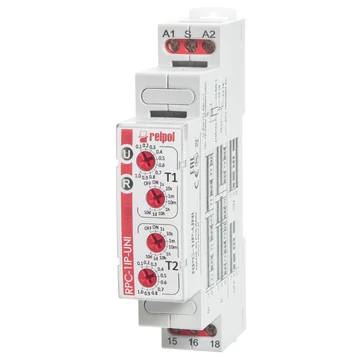 RELPOL RPC-1IP-UNI Aszimetrikus ütemadó, 12-240VAC/DC (863189)