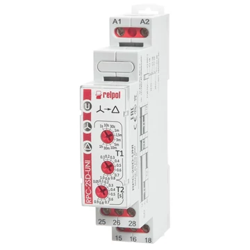 RELPOL RPC-2SD-UNI Időrelé, csillag-delta kapcsoló, 12-240VAC/DC (863192)