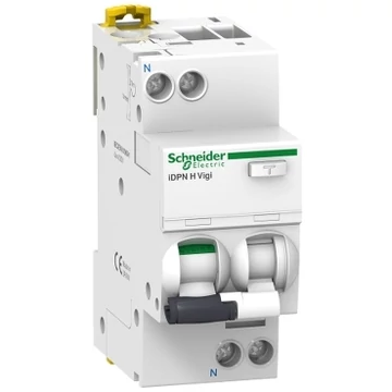 SCHNEIDER ELECTRIC ACTI9 iDPNH Vigi áramvédős kismegszakító, A osztály, 1P-N, C, 10A, 30mA (A9D37610)