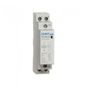 CHINT moduláris mágneskapcsoló NCH8-20-11 (2P/20A/230V AC/NO+NC) (CH-981876)