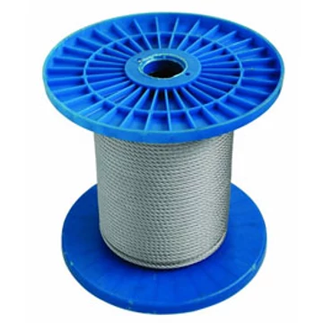 Drótkötél horganyzott 10x50m, /6x19+FC/1770N/mm2 DIN 3060 (03060100005017701000)