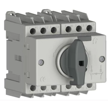 TECHNOELECTRIC SD2 3x100A C/O Moduláris terheléskapcsoló - átkapcsoló (C/O), 1-0-2, 3x100A, közvetlen kar (fekete) (192073)