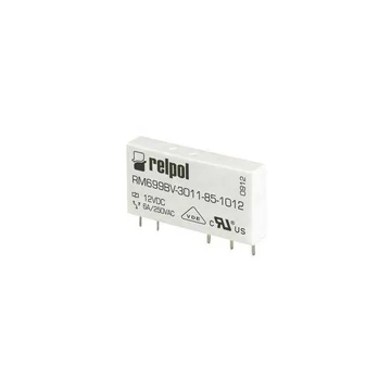 RELPOL RM699BV-3011-85-1060 Miniatűr relé, 6A, 1C/O, 60VDC, függőleges elhelyezésű (2613667)