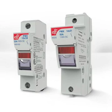 df Electric Hengeres biztosító aljzat, solar, PMX-PV 14x51, 2P, 1100V DC (485251)