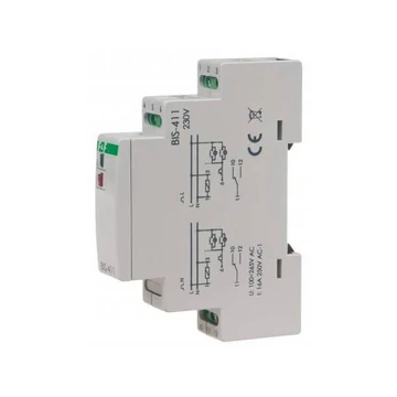 FF FILIPOWSKI BIS-411 Impulzusrelé bistabil moduláris 16A 1NO/NC 165-265VAC 0,1-0,2sec (BIS-411-230V)