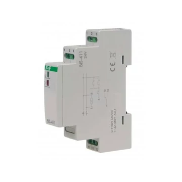FF FILIPOWSKI BIS-411 24V Impulzusrelé bistabil moduláris 16A 1NO/NC 24V 0,1-0,2sec (BIS-411-24V)