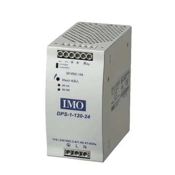 IMO DPS-1-120-24DC, 5A Tápegység, 120W, be:115/230VAC ki:24VDC 5A (DPS-1-120-24DC)