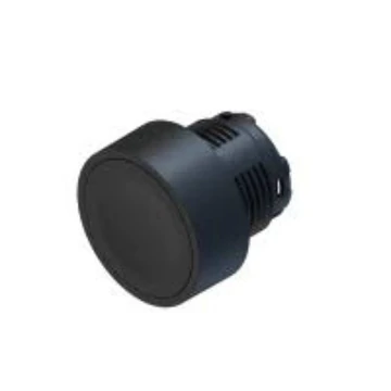COMEPI ECX Műanyag M22 nyomógomb, fekete, IP65 (ECX4100)