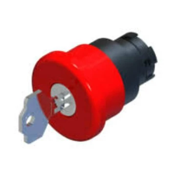 COMEPI ECX Gomba nyomógomb, reteszelhető, fi40mm, IP65, piros (ECX4145)