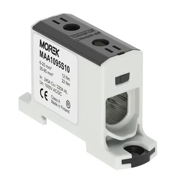 MOREK OTL95 Fővezetéki sorkapocs, 1xAl/Cu 6-95mm2, 1500V, fekete (MAA1095S10)