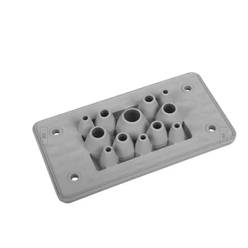 MOREK Kábelbevezető, MH10, IP65, UL94 V-0, szürke (beütőtüskék nélkül) (MBA8N12X10)