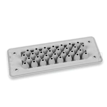 MOREK Kábelbevezető, MH 30 F 27-1, IP65, UL94 V-0, RAL 7035 szürke (beütőtüskék nélkül) (MBA8N30X10)