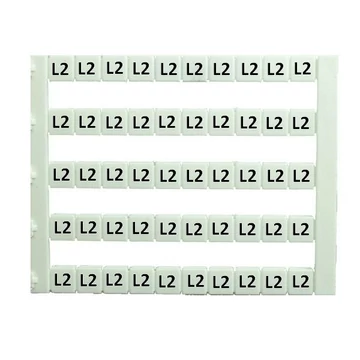 IMO SK MT5-L2 Sorkapocs jelölő címke 5x5 mm, fehér, L2 jelöléssel nyomtatott (MT5-L2)