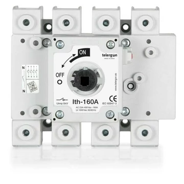TELERGON Terheléskapcsoló S5000, S5, 160A, 3P, kengy csatl., 0 méret (S5-01603PB0)