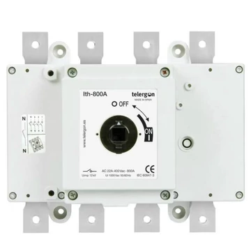 TELERGON Terheléskapcsoló S5000, S5, 800A, 3P, M csatl., 3 méret (S5-08003PR0)