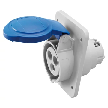 GEWISS 10° SÜLLYESZTHETŐ CSATLAKOZÓ ALJZAT HP IP44/IP54 2P+F 6H CSAVAROS (GW62205H)