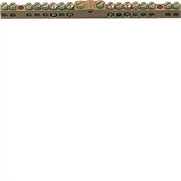 HAGER Golf N/PE sín 1x25mm2 + 8x16mm2 + 8x16mm2, 122mm (K156)