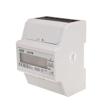 FF FILIPOWSKI LE-01M MID Fogyasztásmérő DIN sínre, direkt egyfázisú, MID hitelesített LCD, RTU MOD busz, 4,5 modul (LE-01M)