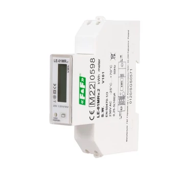 FF FILIPOWSKI LE-01MR MID Fogyasztásmérő DIN sínre, egyfázisú, MID, 100A, MODBUS-RTU, Kétirányú mérés (LE-01MR)