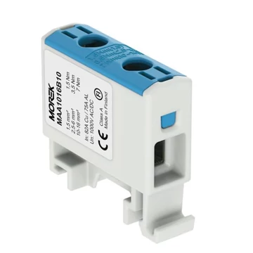 MOREK OTL16 Fővezetéki sorkapocs, 1xAl/Cu, 1,5-16mm2 1500V, kék (MAA1016B10)