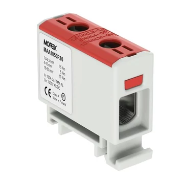 MOREK OTL50 Fővezetéki sorkapocs, 1xAl/Cu 1,5-50mm2, 1500V, piros (MAA1050R10)