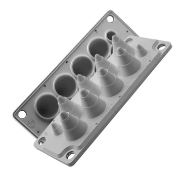 MOREK Kábelbevezető, MC10, IP54, RAL7035 szürke UL94 V0 (103552) (beütő tüskék nélkül) (MBA1N10X11)