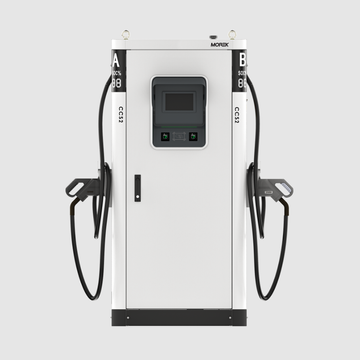 MOREK EV elektromos autó töltő, 120kW, DC, hálózati, 2*CCS2 (MEV120DRENG4CCS)