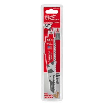 Milwaukee Szablyafűrészlap TCT AX Carbide 150 mm - 5 db (48005521)