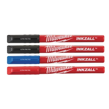 Milwaukee INKZALL™ Filctoll 0,6 mm hegyű színes (4 darabos kiszerelés) (48223165)