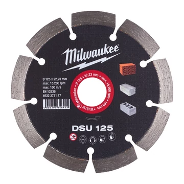 Milwaukee Gyémánt vágótárcsa DSU 125 mm (4932373147)