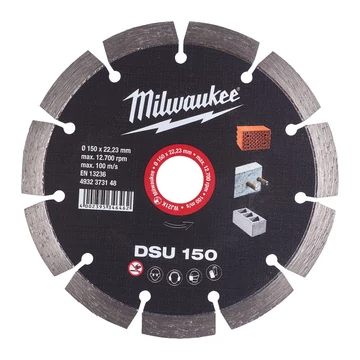 Milwaukee Gyémánt vágótárcsa DSU 150 mm (4932373148)