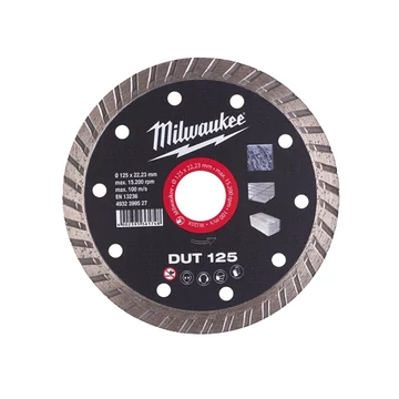 Milwaukee Gyémánt vágótárcsa DUT 125 x 22,2 mm (4932399527)