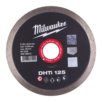 Milwaukee Gyémánt vágótárcsa DHTi 125 x 22,2 mm (4932399553)