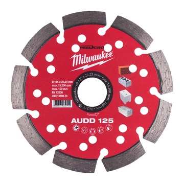 Milwaukee Gyémánt vágótárcsa AUDD 125 mm (4932399824)