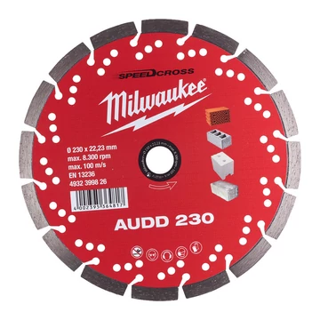 Milwaukee Gyémánt vágótárcsa AUDD 230 mm (4932399826)