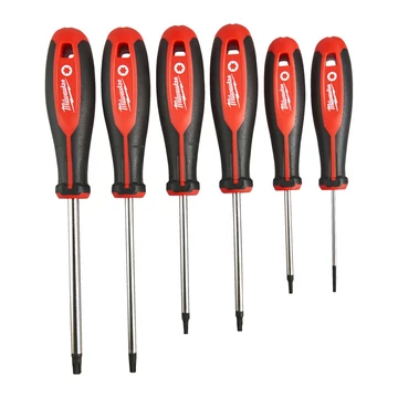 Milwaukee Csavarhúzó 3 oldalú markolattal TORX 6 részes készlet (4932471809)