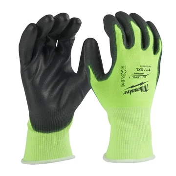 Milwaukee Hi-Vis Vágásbiztos kesztyű 1/A - XXL/11 - 1 pár (4932479920)