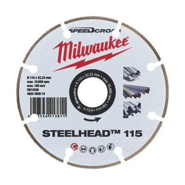 Milwaukee Gyémánt vágótárcsa STEELHEAD 115 (4932492014)