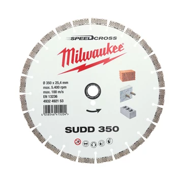 Milwaukee Gyémánt vágótárcsa SUDD 350 mm (4932492153)