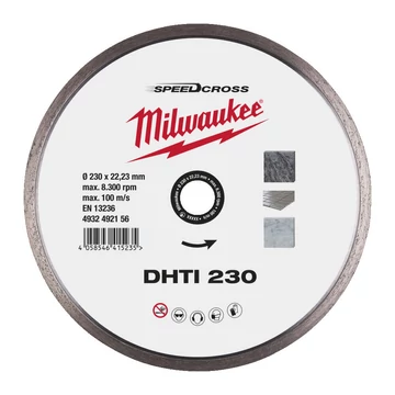 Milwaukee Gyémánt vágótárcsa DHTi 230 mm (4932492156)