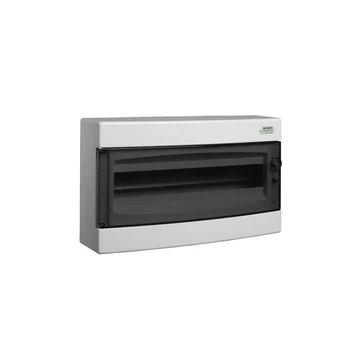 NOARK PNS 18T Lakáselosztó falon kívüli, 18modul, füstszínű ajtóval, 1sor, IP40, 236x396x112mm (101499)
