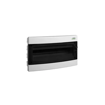 NOARK PNF 18T Lakáselosztó süllyesztett, 18 modul, füstszínű ajtóval, 1sor, IP40, 227x393x99mm (101513)