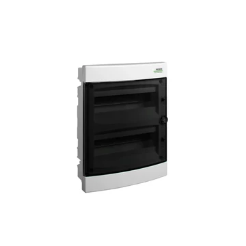 NOARK PNF 24T Lakáselosztó süllyesztett, 24 modul, 2x12modul, füstszínű ajtóval, IP40, 351x282x99mm (101514)