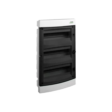 NOARK PNF 36T Lakáselosztó süllyesztett, 36 modul, 3x12modul, füstszínű ajtóval, IP40, 479x282x99mm (101516)