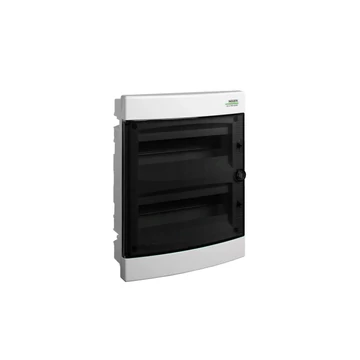 NOARK PNF-HW 24T Lakáselosztó süllyesztett, 24 modul, 2x12modul, füstszínű ajtóval, IP40, 351x282x99mm (106168)