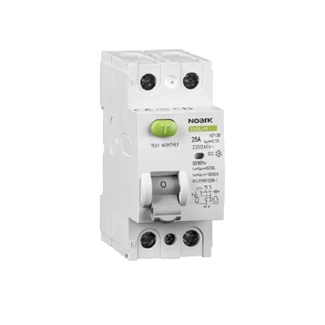 NOARK Ex9L-H 2P 25A A 30mA Fi-relé 2pol 25A 30mA 10kA A (108193)