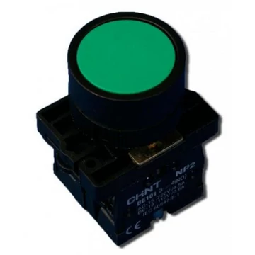 CHINT nyomógomb komplett zöld 1NO NP2-EA31 (CH-NP2-EA31)