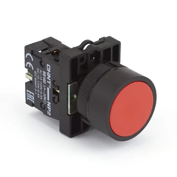 CHINT nyomógomb komplett piros NO NP2-EA42 (CH-NP2-EA42)