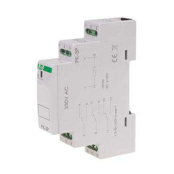 FF FILIPOWSKI PK-3P/230 Moduláris relé, 8A, 230VAC, 3C/O (PK-3P-230V)