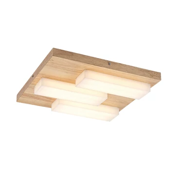RÁBALUX Konte beltéri mennyezeti lámpa LED 30W, D40cm, tölgy (71142)
